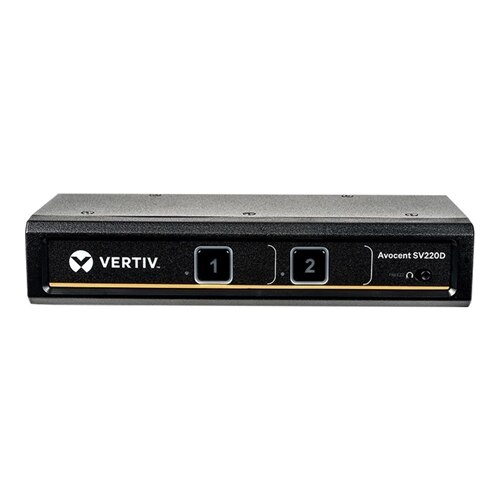 2-port Avocent SV220D - KVM switch - 2 x KVM port(s) - 1 local user - desktop 1