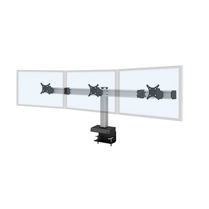 Innovative - Mount (desk mount) for 3 LCD displays - screen size: up to 24-inch - desk-mountable 1