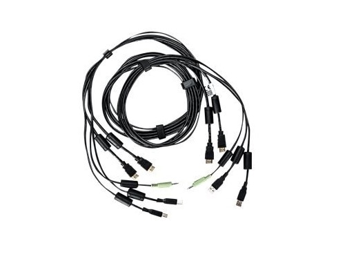 Liebert keyboard / video / mouse / audio cable - 10 ft 1