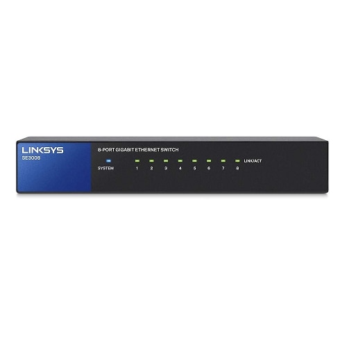 Linksys SE3008 8-Port Gigabit Ethernet Switch 1