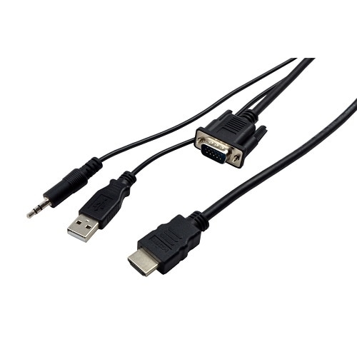Tamano relativo voltaje marca VisionTek VGA to HDMI 1.5M Active Cable (M/M) | Dell USA