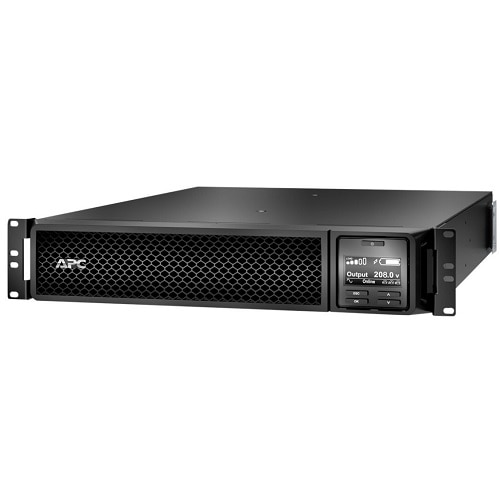 APC SRT3000RMXLT-NC - 3000va/2700w UPS - 2U - 208v L6-20 Input - 1 x L6-30 & 2 x L6-20 Outlets - Network Card Included 1