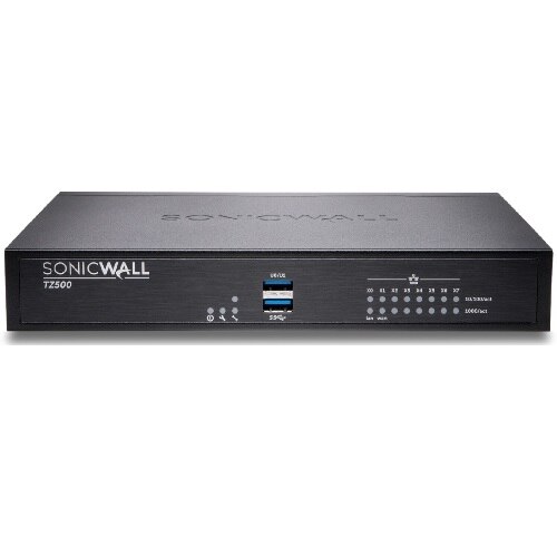 8-port SonicWall TZ500 Wireless-AC - Advanced Edition - security appliance - with 1 year TotalSecure 1