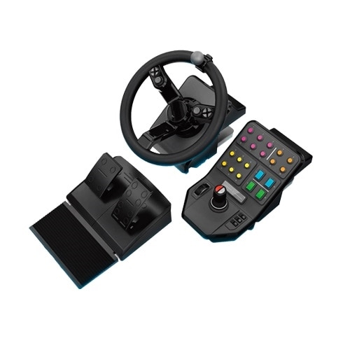 Logitech Saitek Heavy Equipment Bundle - Bundle - wheel and pedals