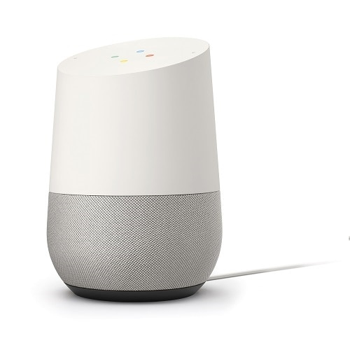 Google - Home - Smart Speaker with Google Assistant - White/Slate 1