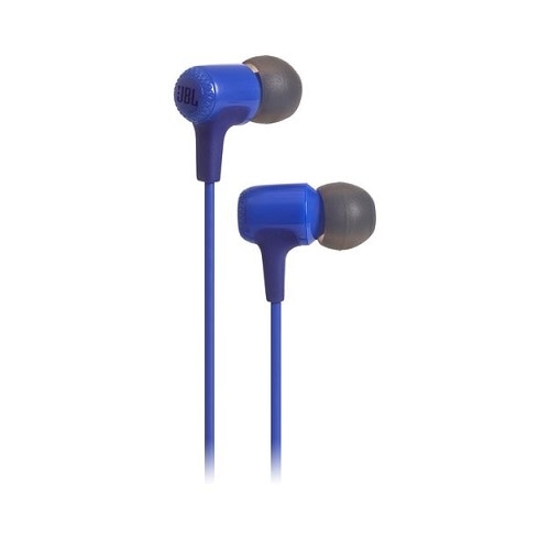 JBL E15 - Headphones with mic - in-ear - 3.5 mm jack - blue 1