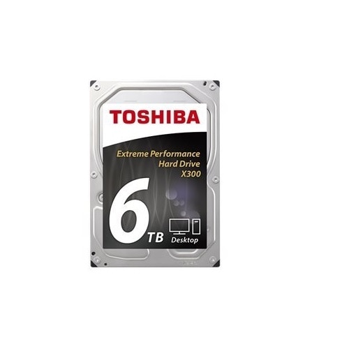 Toshiba X300 Hard drive 6 TB internal 3.5-inch SATA 6Gb/s 7200 rpm buffer: 128 MB 1
