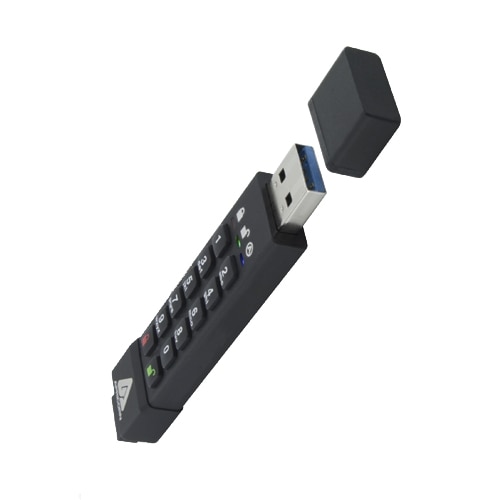 Apricorn Aegis Secure Key 3z - USB flash drive - encrypted - 128 GB - USB  3.1 - FIPS 140-2 Level 3