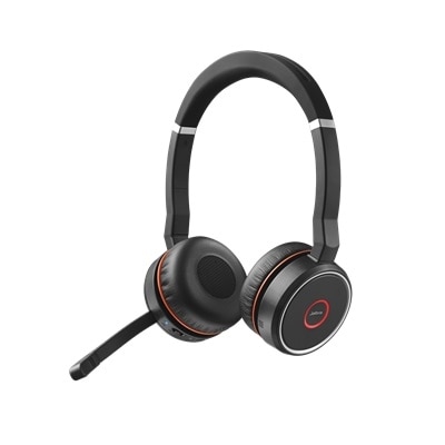 Jabra Evolve 75 UC Stereo - Headset - on-ear - Bluetooth - wireless - active noise canceling - USB 1