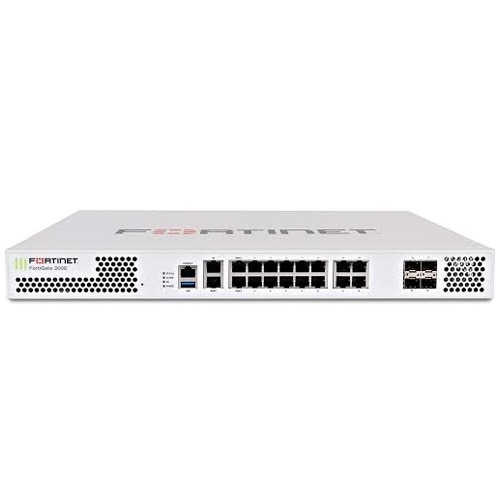 Fortinet FortiGate 200E - UTM Bundle - security appliance - with 1 year  FortiCare 24X7 Comprehensive Support and 1 year FortiGuard - GigE - 1U -