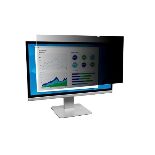 3M Privacy Filter for 31.5in Monitor, 16:9, PF315W9B Black, Matte 1