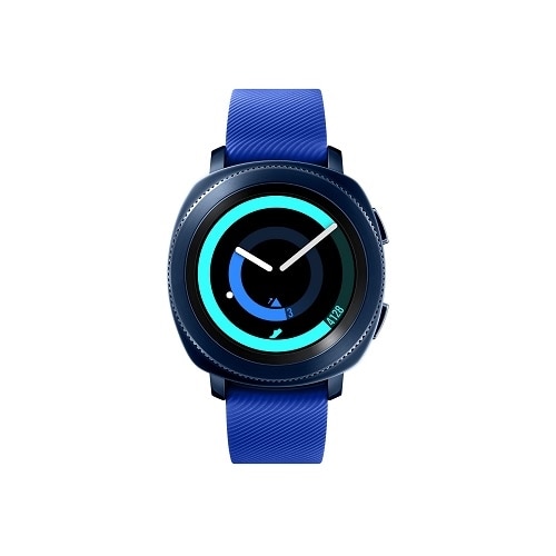 Samsung Gear Sport SM-R600 43 mm Blue Smart Watch with Strap Silicone - Blue - 4 GB 1