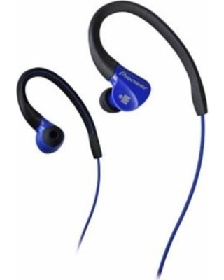Pioneer IRONMAN SE-E3M Sports - Earphones - in-ear - over-the-ear mount - wired - 3.5 mm jack - blue/black 1
