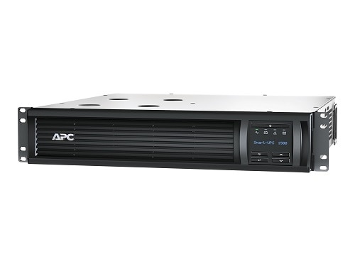 APC Smart-UPS SMT1500RM2UC - UPS (rack-mountable) - AC 120 V - 1 kW - 1440 VA - 1 x battery - USB, serial - output connectors- 6 - 2U - black - with APC SmartConnect 1