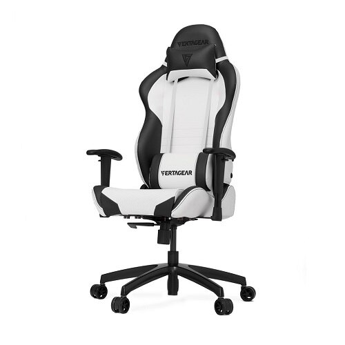 Vertagear Racing S-Line SL2000 - chair - steel, aluminum alloy, PVC leather, high-density foam - black, white 1
