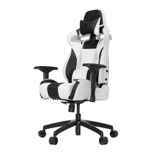 Vertagear Racing S-Line SL4000 - chair - steel, aluminum alloy, PVC leather, high-density foam - black, white 1
