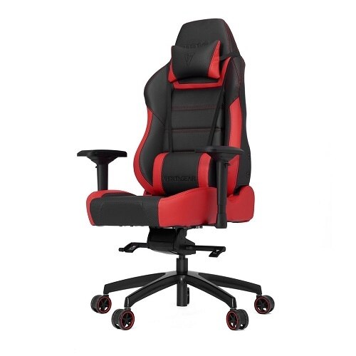 Vertagear Racing P-Line PL6000 - chair - aluminum alloy, PVC leather, high-density foam - black, red 1