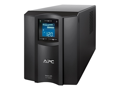 APC Smart-UPS C SMC1000C UPS AC 120 V 600 Watt 1000 VA with APC SmartConnect Output Connectors: 8 - Black 1