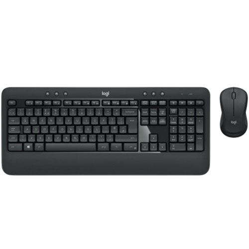 Logitech MK540 Advanced Wireless Keyboard and Mouse - Black