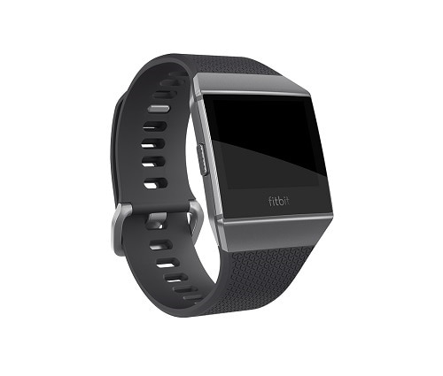 Fitbit Ionic Smart Watch Bluetooth, Wi-Fi, NFC - 1.76 oz - Charcoal, Smoke Gray