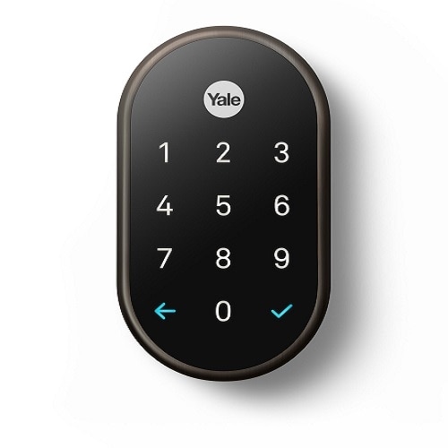 Google Nest x Yale Lock - Tamper-Proof Smart Lock for Keyless Entry - Keypad Lock for Front Door - [Oil Rubbed Bronze] 1