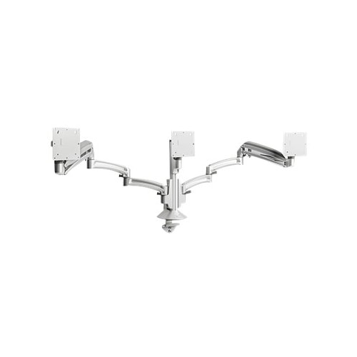 Chief Kontour K1C Series K1C330S  - Adjustable arm for 3 LCD displays - Aluminum , Silver - Clamp mountable 1