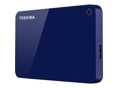 Toshiba Canvio Advance Hard Drive 1 TB External (Portable) USB 3.0 - Blue 1