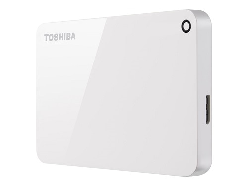 Toshiba Canvio Advance Hard Drive 2 TB External (Portable) USB 3.0 - White 1