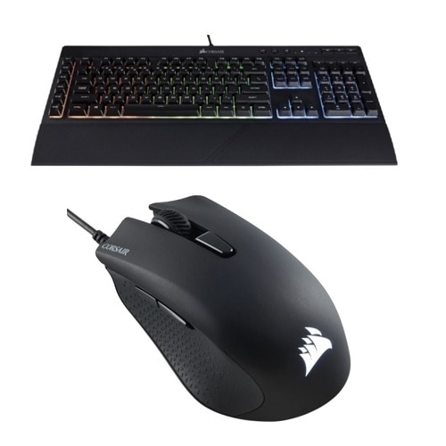 Kit Corsair teclado Gaming K55 RGB / Mouse Harpoon RGB –