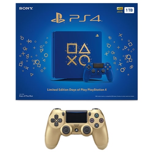 Current 鍔 To increase Sony PS4 1TB Days of Play with Extra DualShock 4 Controller (Gold) | Dell  USA