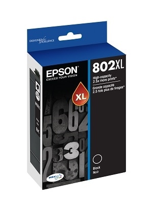 Epson 802XL With Sensor - XL Black Original - ink cartridge - for WorkForce Pro WF-4720, WF-4730, WF-4740 1
