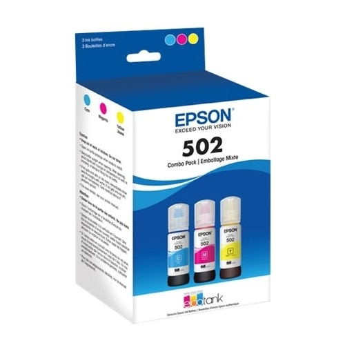 Epson 502 With Sensor 127 ml Black Original - ink tank - for EcoTank  ET-2700, ET-2750, ET-3700, ET-3750, ET-4750