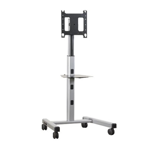Chief Large Flat Panel Mobile Cart PFCUB-G Cart for LCD / plasma panel - Black, Silver TAA - Screen size: 48 inch - 72 inch 1