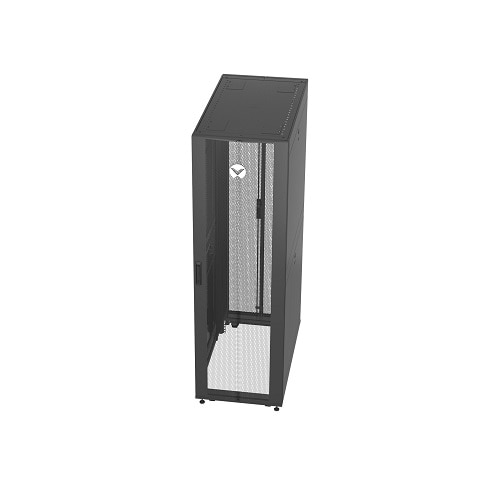 Vertiv VR VR3100TAA - Rack - cabinet - black, RAL 7021 - 42U - 19-inch 1