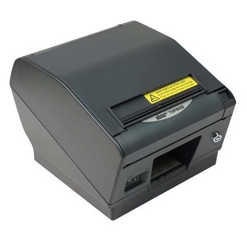  Star TSP800IIRx - Receipt printer - thermal paper - Roll (4.4 in) - 203 dpi - up to 425.2 inch/min - LAN - gray 1