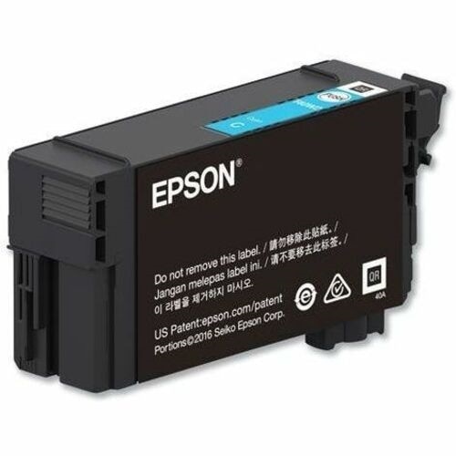 Epson UltraChrome XD2 T40W Original High Yield Inkjet Ink Cartridge - Cyan - 1 Pack 1
