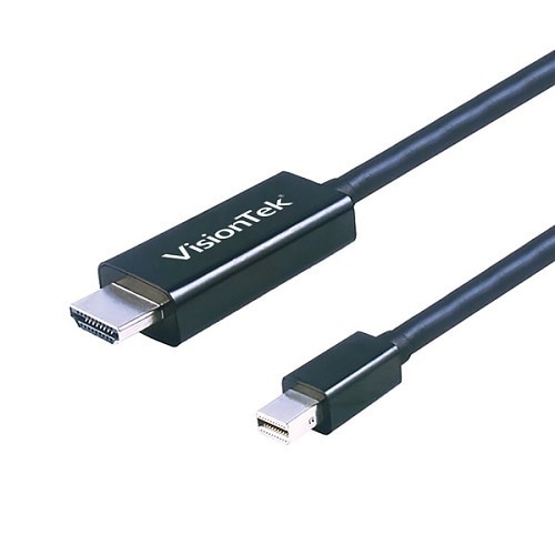 VisionTek DisplayPort / HDMI - Mini DisplayPort (M) to HDMI (M) - 6.6 ft - 4K support Video Cable - 901215 1