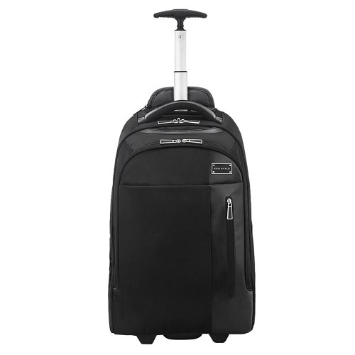 ECO STYLE Tech Exec Rolling Backpack 17.3" Black 1