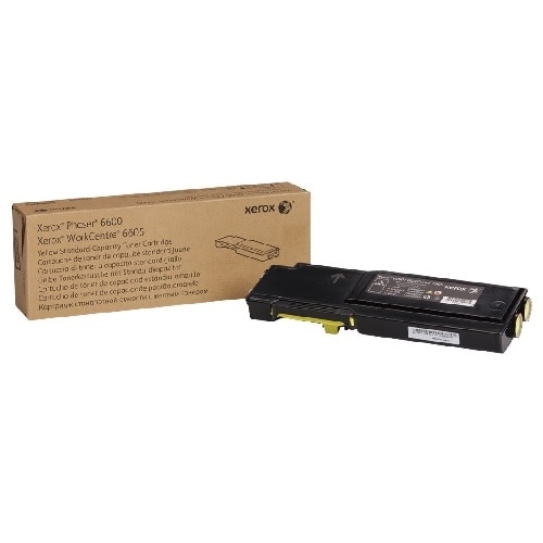Xerox Phaser 6600 - Yellow - original - toner cartridge - for Phaser 6600; WorkCentre 6605 1
