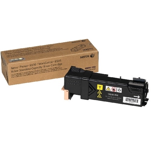 Xerox Phaser 6500 - Yellow - original - toner cartridge - for Phaser 6500; WorkCentre 6505 1