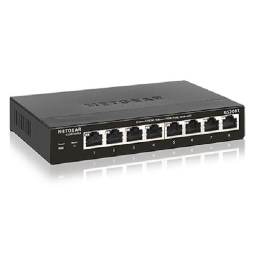 8 Port 10/100/1000Base Gigabit Ethernet Network Switch high performance Smart 