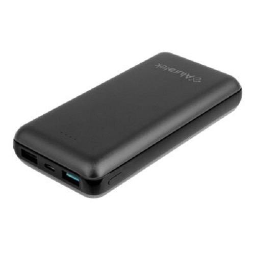 Aluratek Portable Battery Charger - Power bank - 20000 mAh - 3 A - Quick Charge 3.0 - 2 output connectors (USB) 1