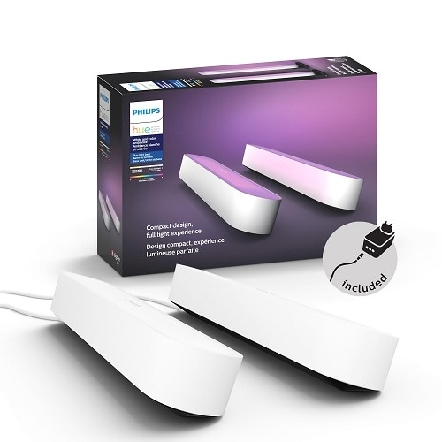Philips Hue Play HDMI Sync Box & Light Bar Smart LED Twin Pack Bundle -  White by Currys