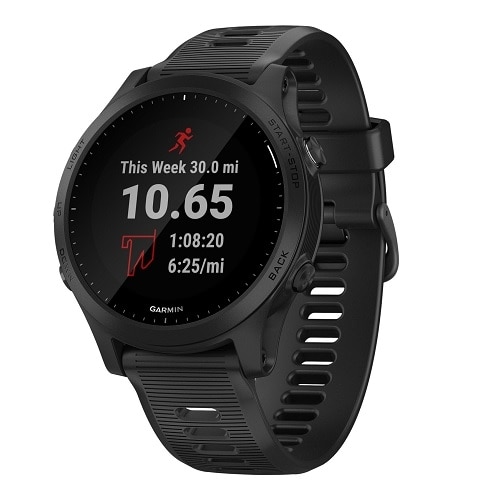 Garmin - Forerunner 945 GPS Heart Rate Monitor Running Smartwatch - Black 1