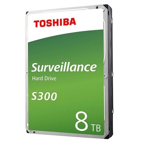Toshiba S300 Surveillance - Hard drive - 8 TB - internal - 3.5-inch - SATA 6Gb/s - 7200 rpm - buffer: 256 MB 1