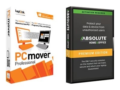 Download Laplink PCmover Pro and Absolute Software Home and Office Premium 3YR Subscription