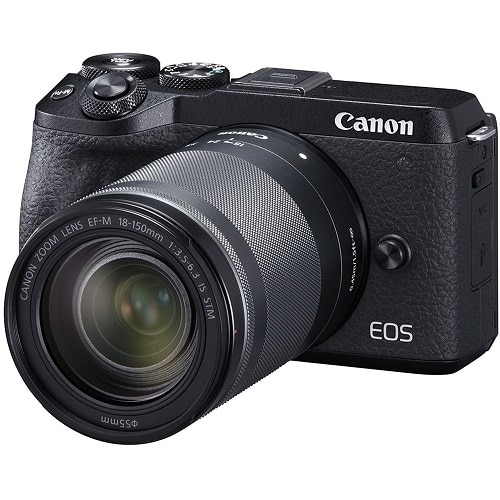 bezig Evacuatie Koor Canon EOS M6 Mark II - Digital camera - mirrorless - 32.5 MP - APS-C - 4K /  30 fps - 8.3x optical zoom EF-M 18-150mm IS STM lens - Wi-Fi, Bluetooth -  black | Dell USA