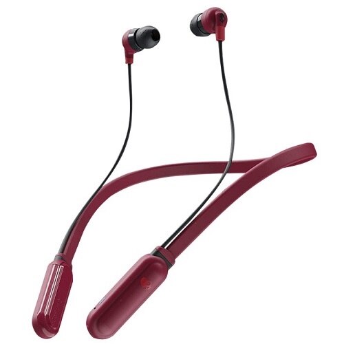 Skullcandy Ink'd+ Wireless - Earphones with mic - in-ear - neckband - Bluetooth - wireless - moab/red/black 1