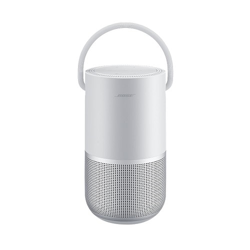 Bose - Portable Home Speaker with built-in WiFi, Bluetooth, Google Assistant and Alexa Voice Control - Luxe Silver 1