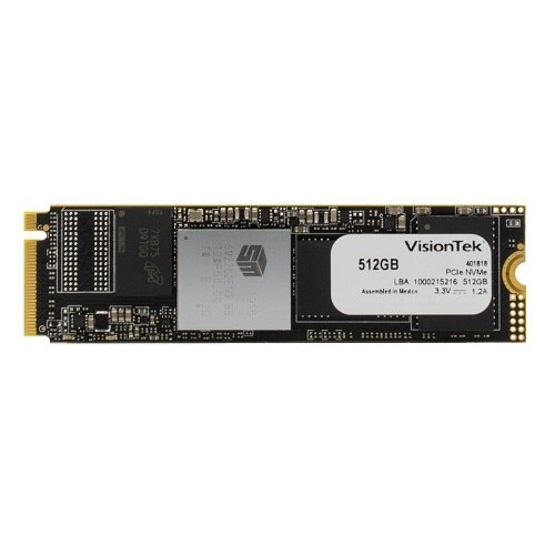 512GB SSD PRO XMN - internal - M.2 NVMe SSD Solid State Drive - SSD drive - VisionTek 1